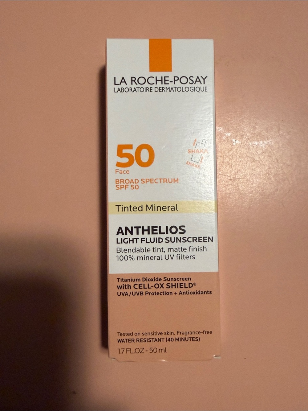 La Roche-Posay Anthelios Tinted Mineral SPF 50 Light Fluid Sunscreen